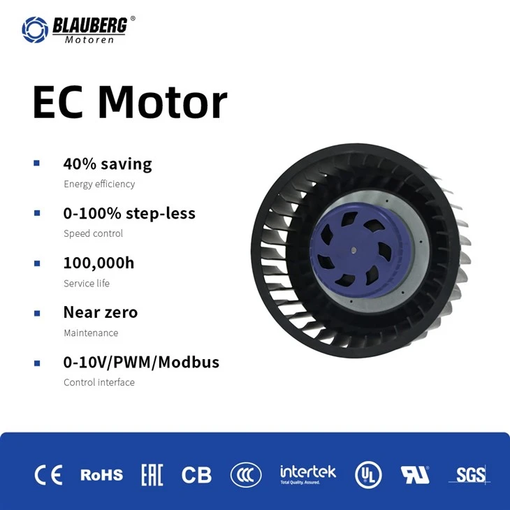 Blauberg BL-F160B-EC-02 160mm EC Forward Curved Centrifugal Fan factory
