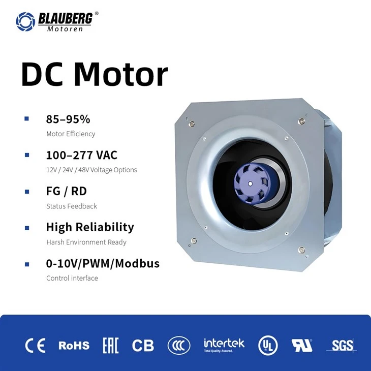 Blauberg GD-B133A-EC-M0 133mm DC Plug Fan factory